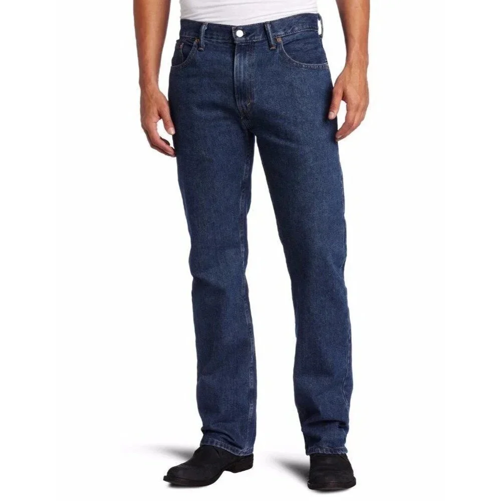 NWOT Levis 505 Straight Leg Men's Jeans W34 L32 Blue Denim